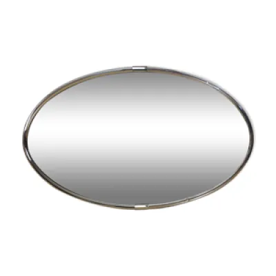 miroir ovale 51 x 81 - chrome 1970