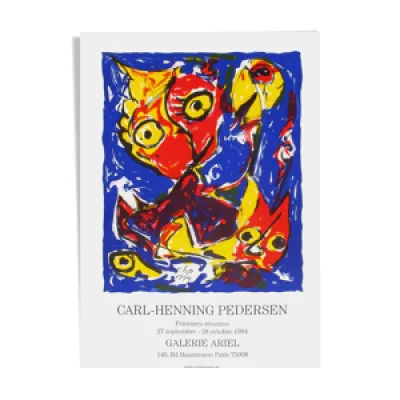 Affiche Carl-Henning - pedersen
