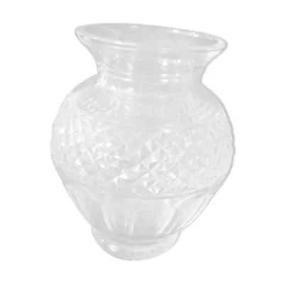 Vase cristal forme balustre