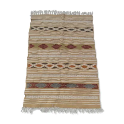 tapis multicolore ethnique - main
