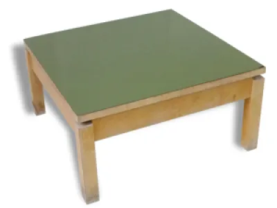 Table basse carrée formica - rockabilly 1950
