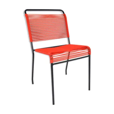 chaise doline empilable - rouge