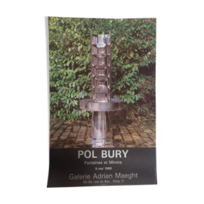 Pol bury, fontaines et - 1985