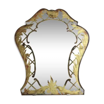 miroir piqué ancien - 33x39cm