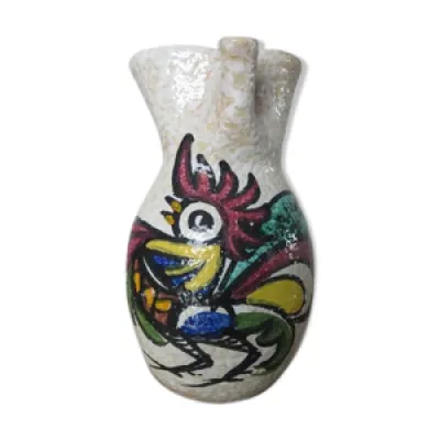 Pichet en céramique - coq