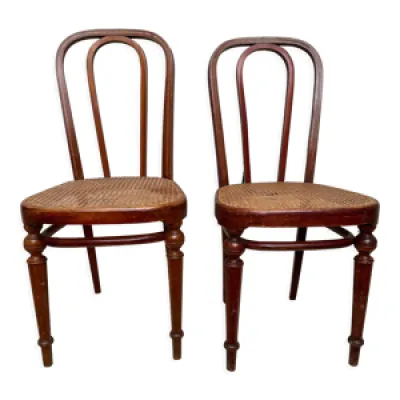 Paire chaises bistrot - fischel