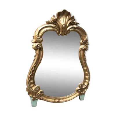 miroir doré 31x22 cm