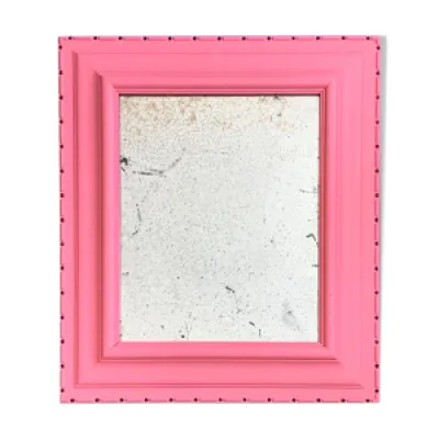 Miroir rose bois 52x60cm