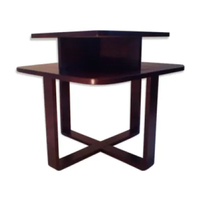 Table basse art déco - rectangulaire bois