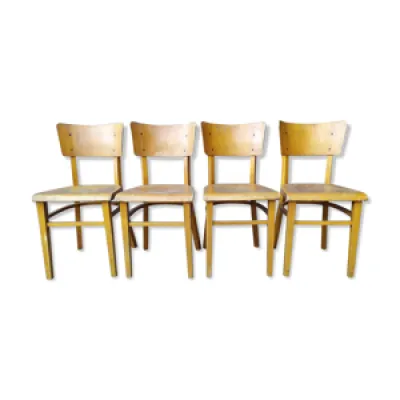 Série de 4 chaises bistrot - thonet