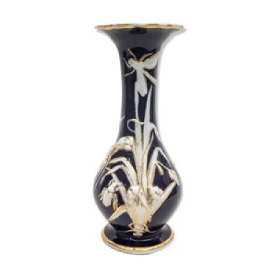 Vase libellule art nouveau
