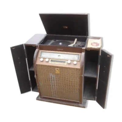 meuble radio gramophone