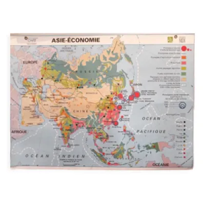 Carte scolaire de l’asie