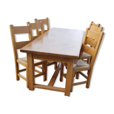 table de ferme et 6 chaises