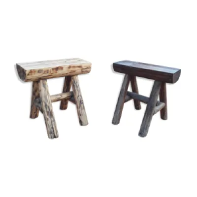 Lot 2 tabourets - style