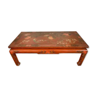 Table en laque rouge - 1950