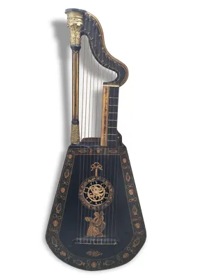 Harpe guitare XIXeme - anglais