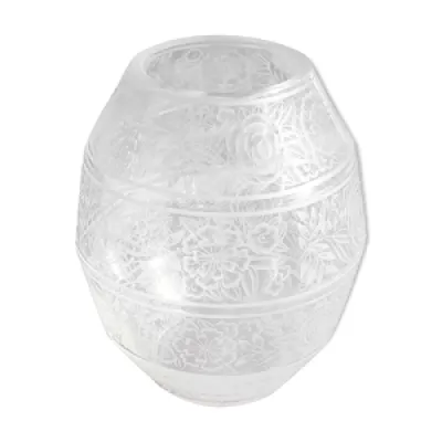 Vase art déco cristal - baccarat