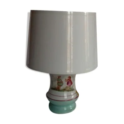 lampe de chevet ancienne - porcelaine