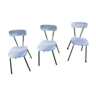 chaises formica blanche