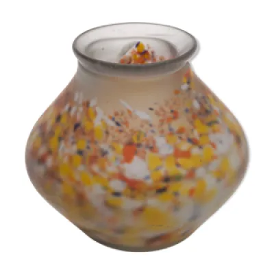 Vase murano à inclusions
