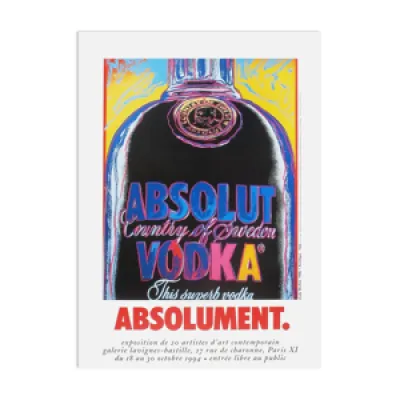 Affiche Absolument andy - warhol