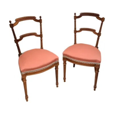 Paire de chaises style - louis