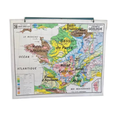 Carte 39- france geologie