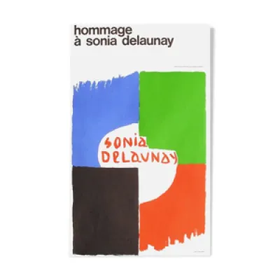 Affiche Sonia Delaunay - 1975