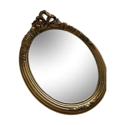 Miroir oval Louis XVI