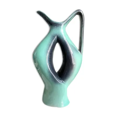 Pichet en céramique - turquoise