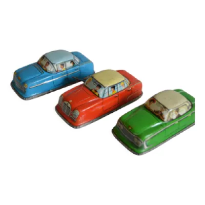 3 autos à clés 1950