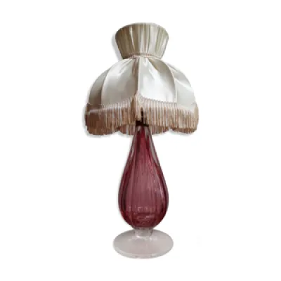 Lampe Murano verre soufflé - 1950 italie