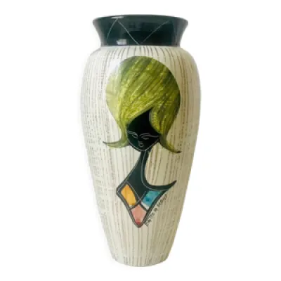 Vase céramique double - face