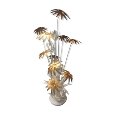 lampadaire à fleurs