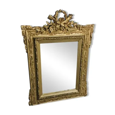 miroir ancien doré style - louis