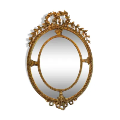 Miroir Louis XVI doré - 150x100cm