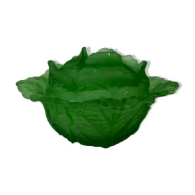 Plat en forme de chou - vert