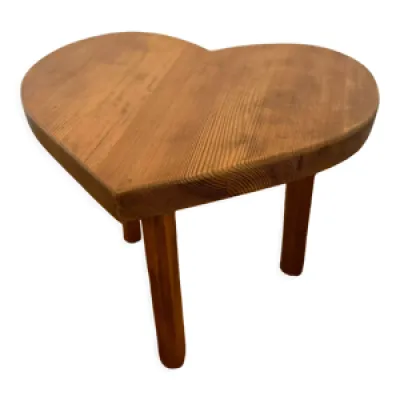 Table basse en forme - coeur
