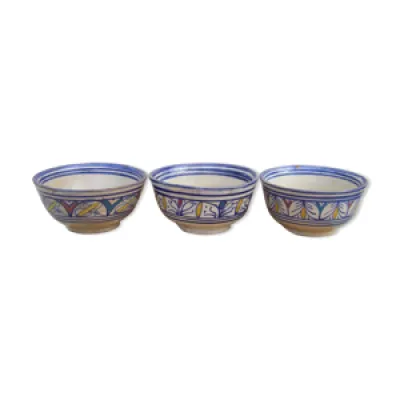 Trois bols en céramique - safi