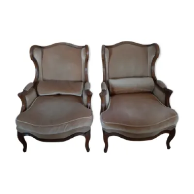 2 fauteuils louis XV