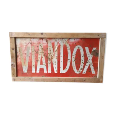 plaque publicitaire Viandox