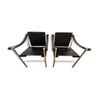 Paire de fauteuils LC1 - corbusier