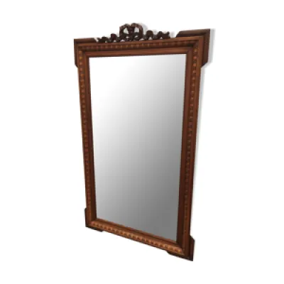 Miroir antique 19e siècle - mercure bois