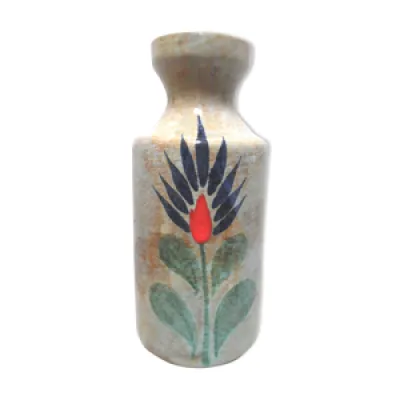 Vase en céramique, peint - main