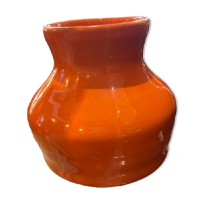 Vase en céramique orange - max