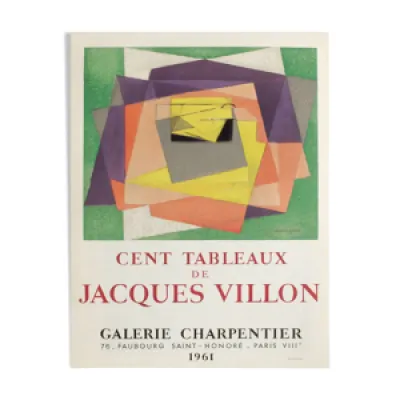 Affiche Jacques Villon - 1961