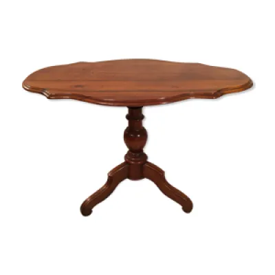 Table biseautée en bois - vernis