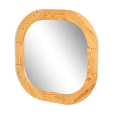 miroir en pin Suède - 80x80cm