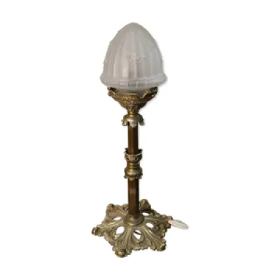 lampe bronze Napoléon - globe